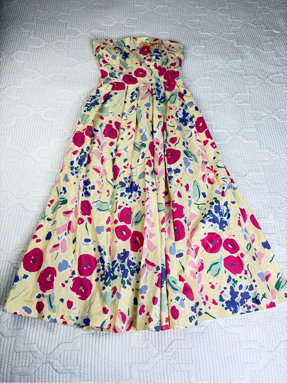 Vintage Laura Ashley Floral Dress US 10 Midi Garden Tea Cottagecore 80's Cotton